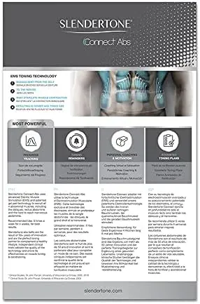 کمربند الکتریکی لاغری و عضله ساز شکم Slendertone Unisex Connect Abs