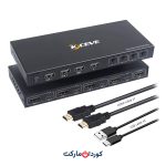 سوئیچ با کیفیت 4 پورت، KCEVE | HDشMI KVM Switcher Box پشتیبانی از 4K@60Hz، سازگاری کلیه سیستم ها