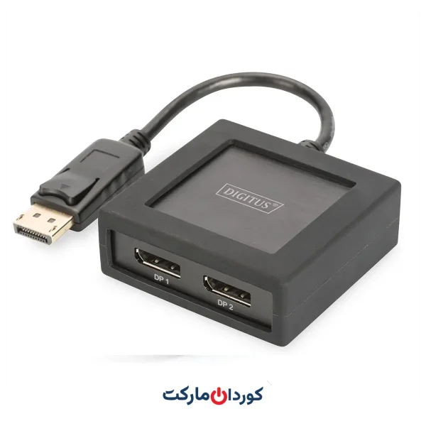 مبدل Digitus DisplayPort، اسپلیتر، DP به 2X DP، 4K Ultra HD، 4096 x 2160 پیکسل