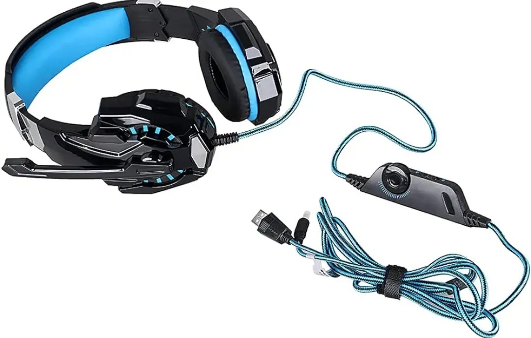 هدفون گیمینگ کوشن ایچ مدل G9000 - آبی ا HeadPhone kotion each