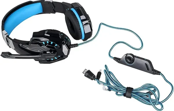 هدفون گیمینگ کوشن ایچ مدل G9000 - آبی ا HeadPhone kotion each