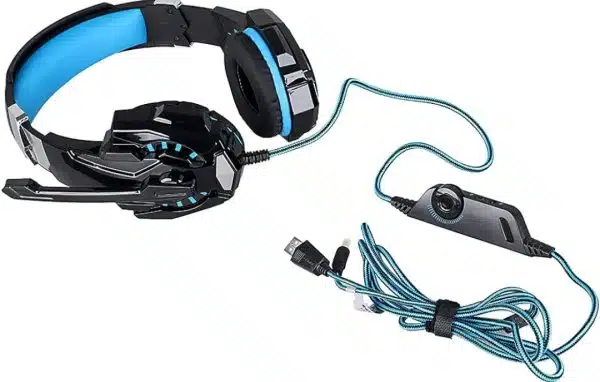 هدفون گیمینگ کوشن ایچ مدل G9000 - آبی ا HeadPhone kotion each