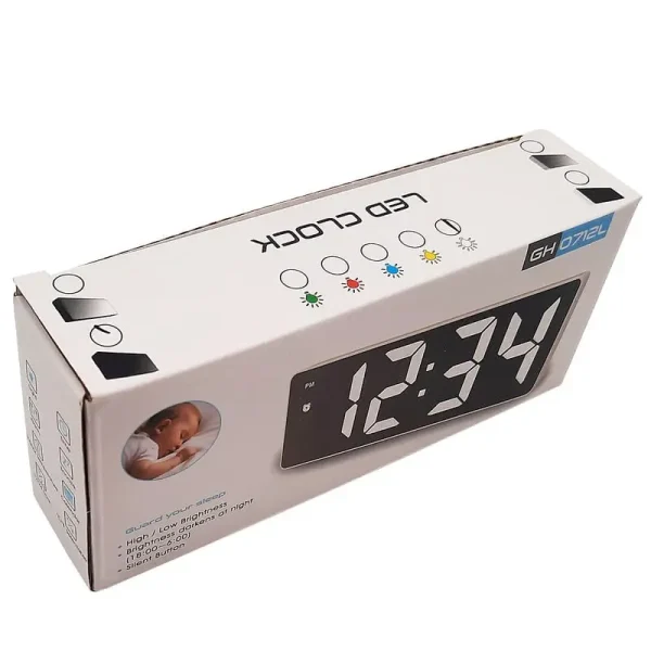 ساعت دیجیتال رومیزی / دماسنج GH 0712L
