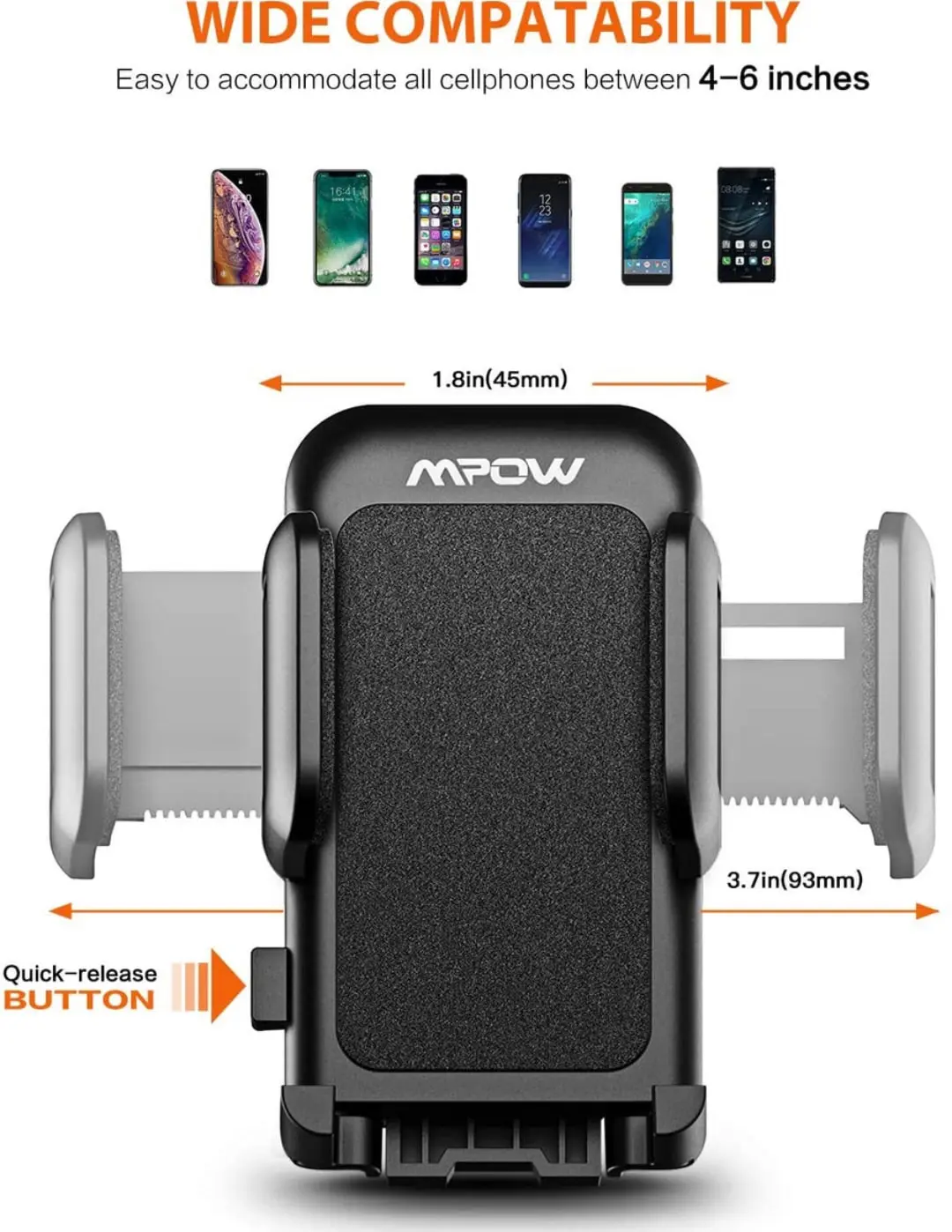 پایه نگهدارنده گوشی موبایل (هولدر) MPOW مدل MPCA032EB