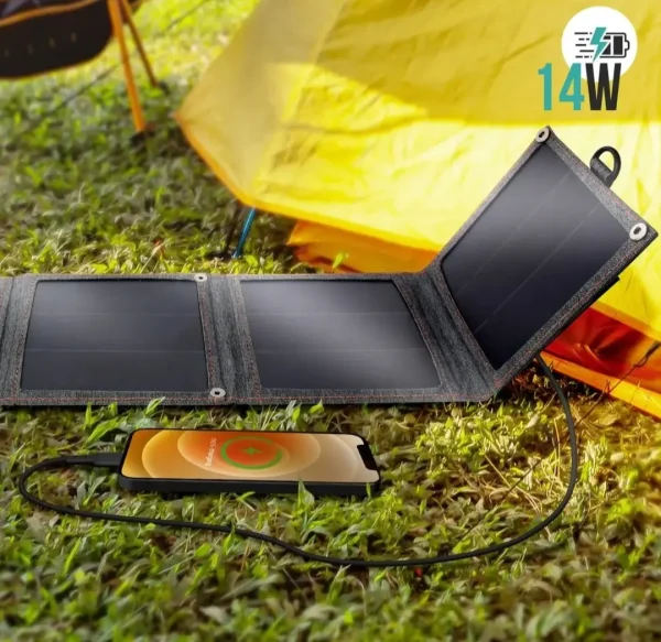 شارژر خورشیدی تاشو ضدآب - 14وات - Choetech