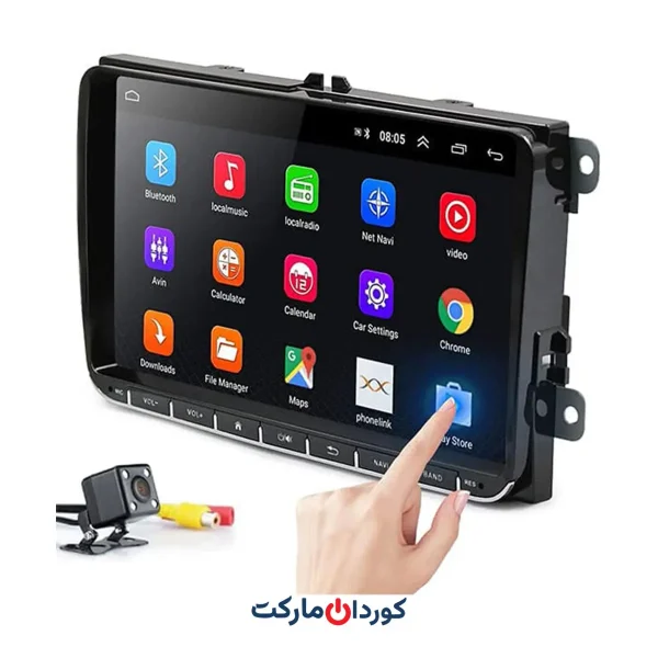 پخش خودرو استریو صفحه لمسی، بلوتوث، GPS + دوربین UNITOPSCI