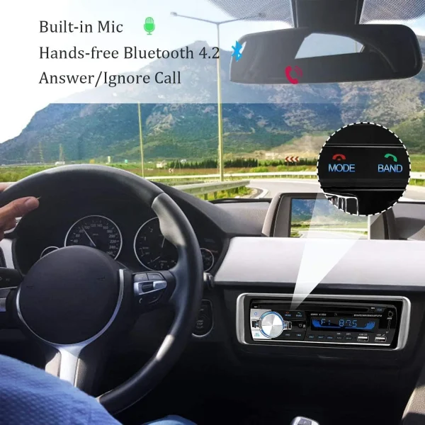 پخش خودرو بلوتوثی، اندروید-N-1901 - Car Radio Bluetooth Hands-Free, CENXINY | iOS