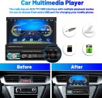 پخش خودرو لمسی 7 اینچ Hikity Single Din Car Stereo with CarPlay and Android Auto