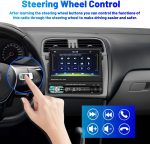 پخش خودرو لمسی 7 اینچ Hikity Single Din Car Stereo with CarPlay and Android Auto