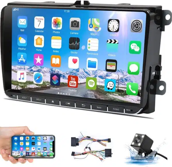 پخش خودرو استریو صفحه لمسی، بلوتوث، GPS + دوربین UNITOPSCI