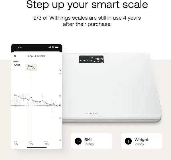 ترازوی تشخیصی و هوشمند Withings BMI Wi-Fi Scale