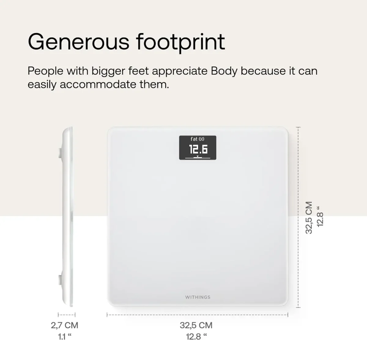 ترازوی تشخیصی و هوشمند Withings BMI Wi-Fi Scale