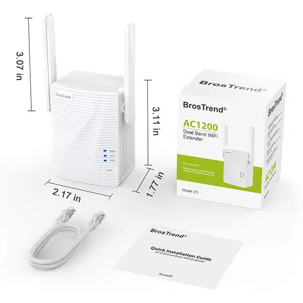 تقویت کننده و توسعه دهنده وای فای BrosTrend - AC1200