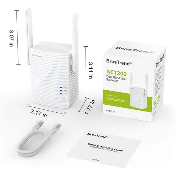 تقویت کننده و توسعه دهنده وای فای BrosTrend - AC1200