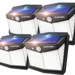 چراغ‌های خورشیدی CLAONER - ضد آب - بسته 4 عددی