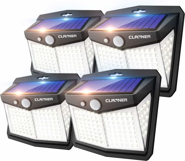 چراغ‌های خورشیدی CLAONER - ضد آب - بسته 4 عددی