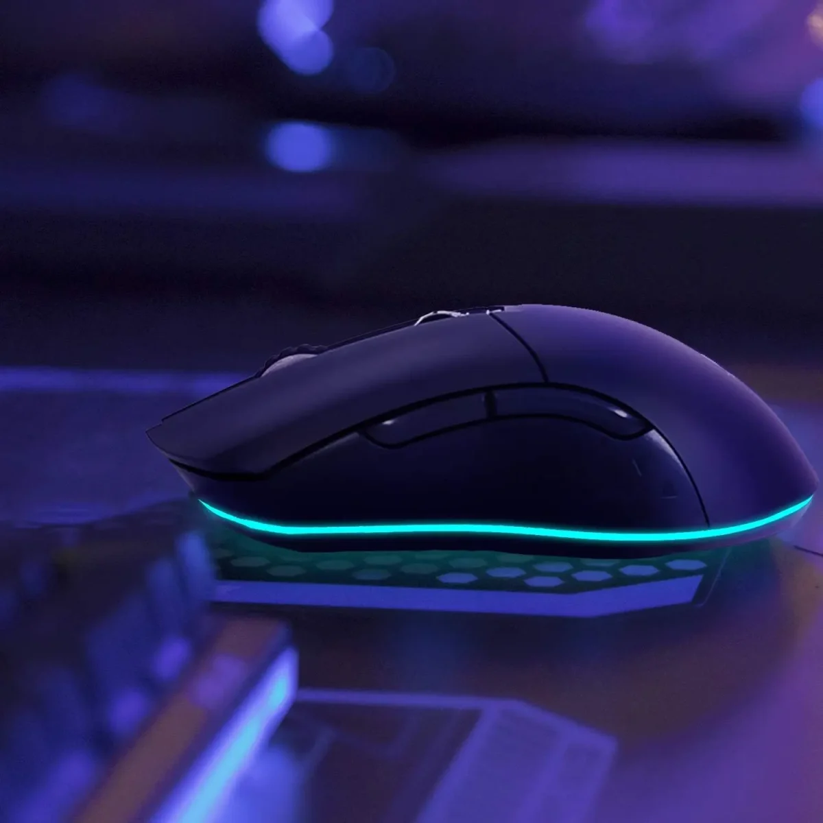 ماوس بازی بی‌سیم قابل شارژ Klim Blaze RGB + سنسور با دقت بالا