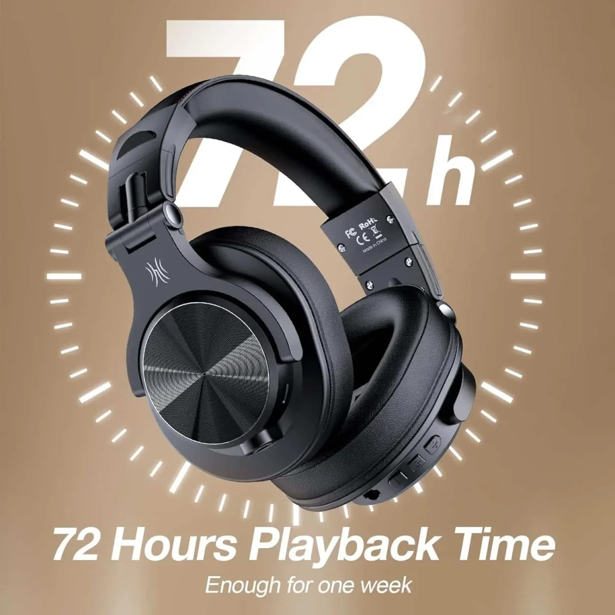 هدفون دی جی بلوتوثی OneOdio A70BT Black