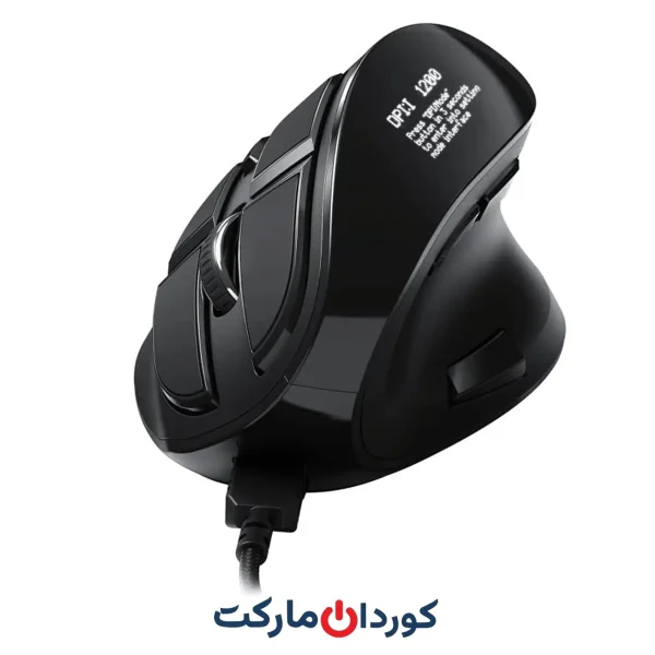 ماوس عمودی، ارگونومی ورتیکال با صفحه نمایش OLED 2400 DPI - دکمه های قابل برنامه ریزی CSL