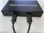 سوئیچ KVM مدل 2 پورت HDMI و USB برند Aimos