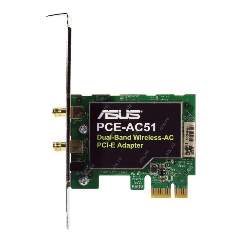کارت شبکه بی سیم ایسوس دو بانده مدل PCE-AC51