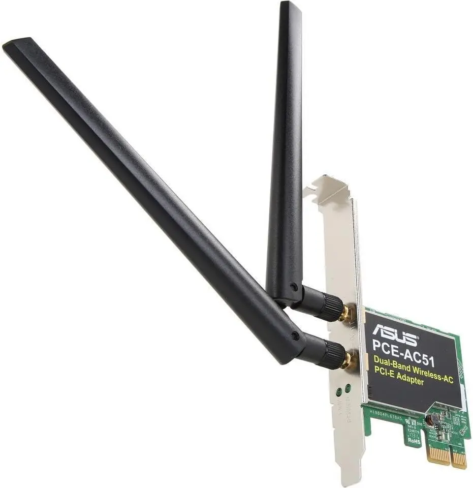 کارت شبکه بی سیم ایسوس دو بانده مدل PCE-AC51