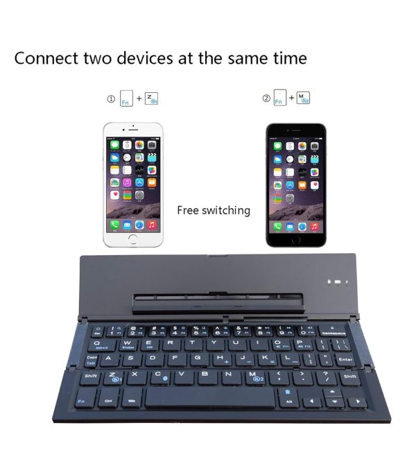 مینی کیبورد تاشو بلوتوثی قابل حمل Folding Keyboard