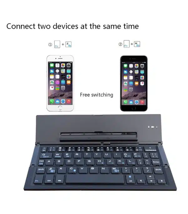 مینی کیبورد تاشو بلوتوثی قابل حمل Folding Keyboard