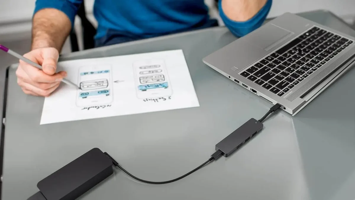 هاب USB-C اچ‌پی HP مدل Elite | 4WX89AA