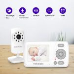 پیجر و دوربین امنیتی خانگی کودک HelloBaby Baby Monitor with Camera HB30