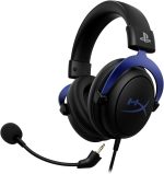 هدست گیمینگ HyperX Cloud ، دارای مجوز رسمی پلی استیشن، برای PS5 و PS4، میکروفون حذف نویز