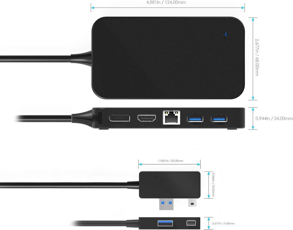 داک USB به USB 3.0/Lan/HDMI/Display Port - آی سی زد آی مدل ICZI IZEC-A09