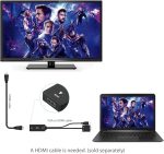 مبدل VGA به HDMI با پورت USB | برند ICZI