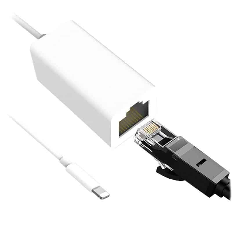 پورت شبکه سیمی LIGHTNING به RJ45 Ethernet LAN