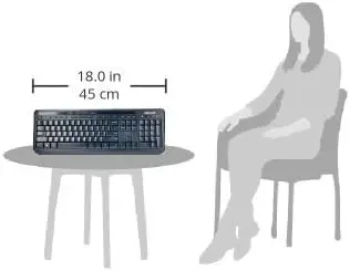 کیبورد سیم دار مدل مایکروسافت Microsoft | Wired Desktop 600