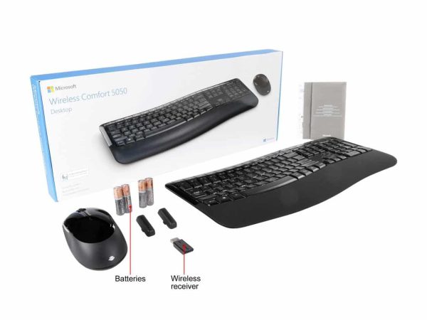 ست کیبورد و ماوس بی سیم مایکروسافت مدل 5050 | Microsoft 5050 Wireless Keyboard and Mouse