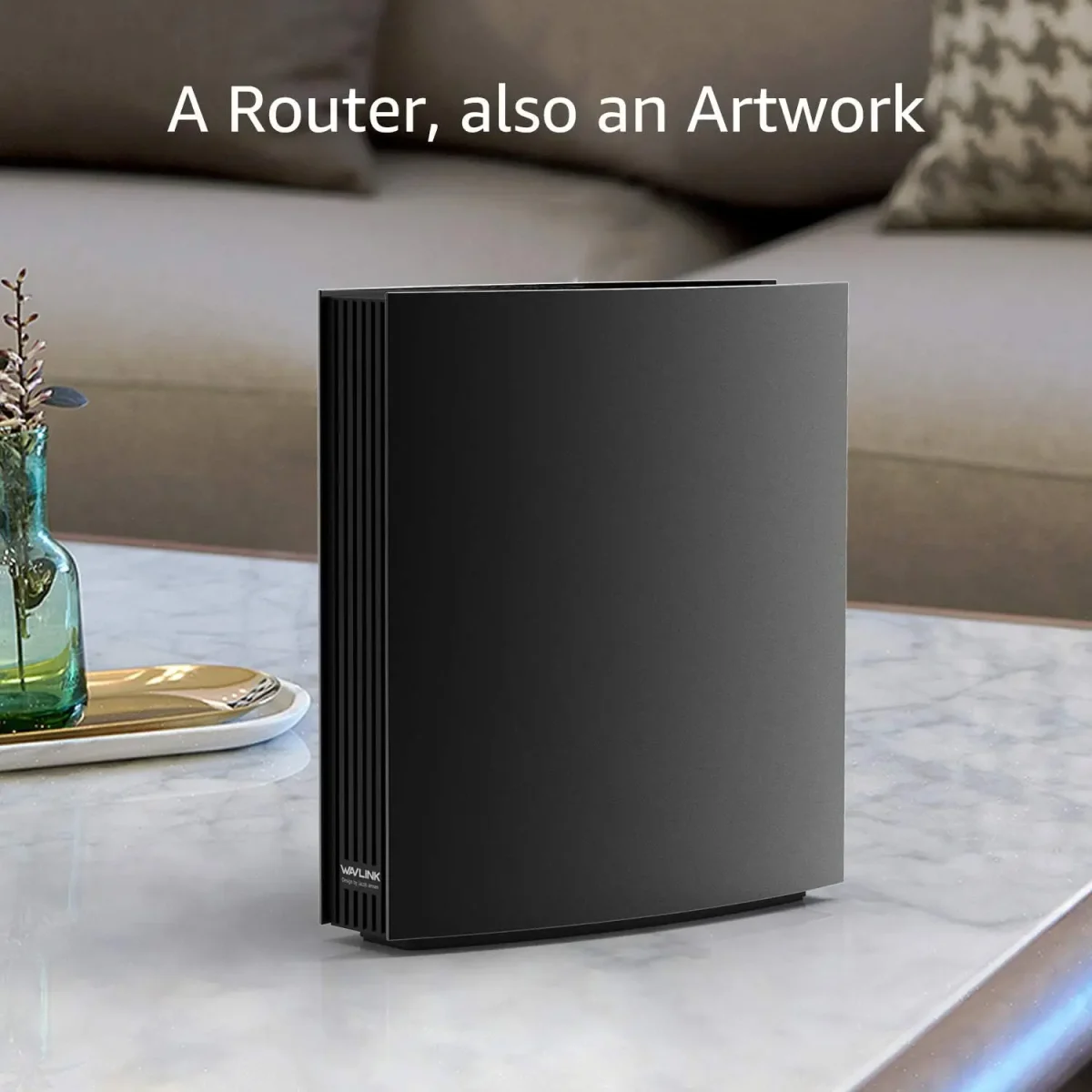 روتر اینترنت بی سیم دو باند (وایفای) هوشمند WAVLINK AC3200 با صفحه نمایش LCD