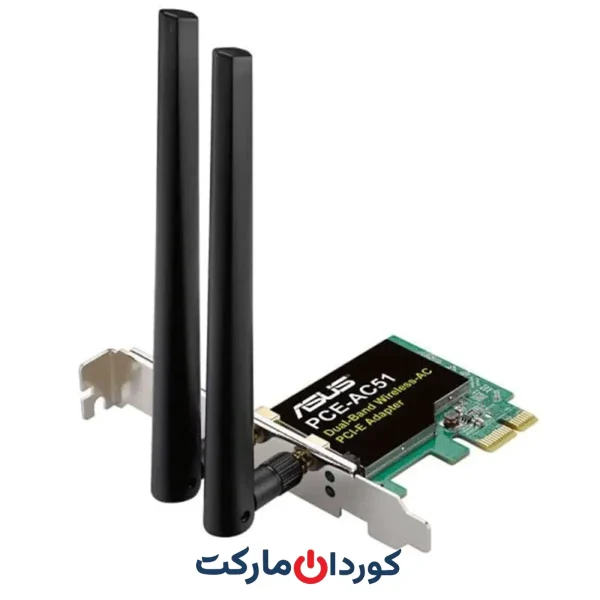 کارت شبکه بی سیم ایسوس دو بانده مدل ASUS PCE-AC51