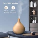 دستگاه بخور/خوشبو کننده و رطوبت ساز (آروماتراپی هوشمند) Vivlot, Aroma Diffuser | با تایمر و 7 نور RGB، مدل | 500 میلی متر VL-PCN009