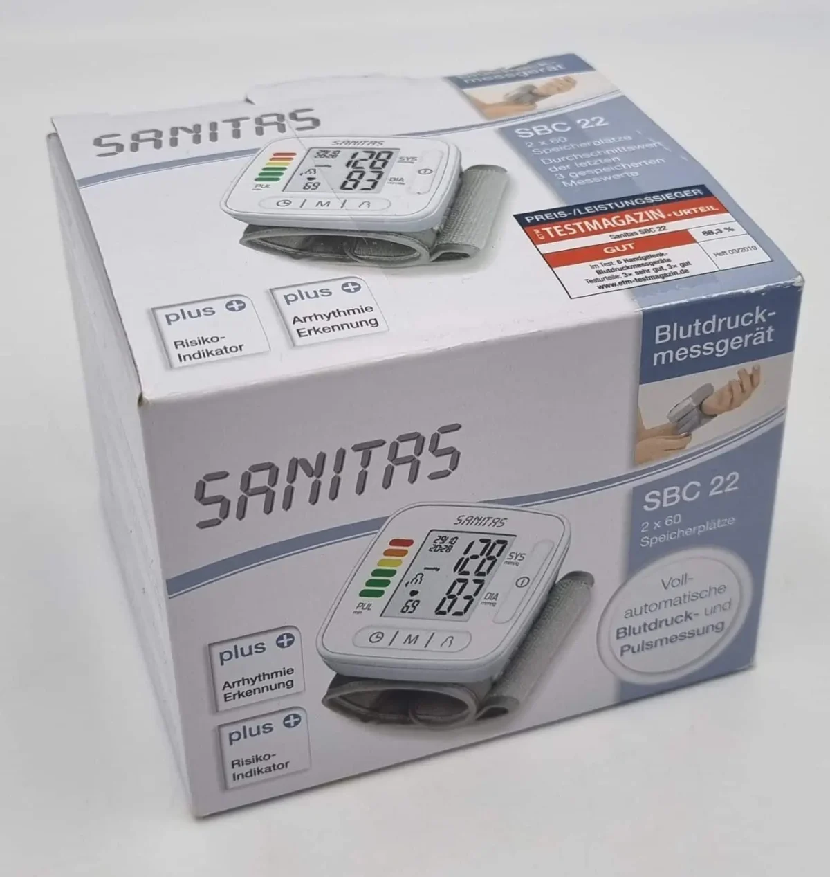 دستگاه فشار سنج مچی سانیتاس آلمان Sanitas SBC 22 - Blood pressure monitor