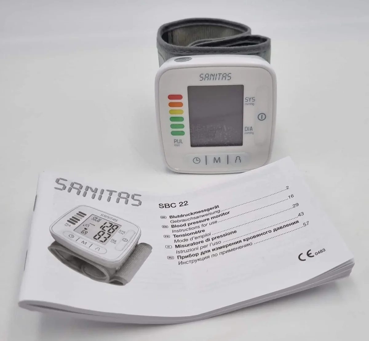 دستگاه فشار سنج مچی سانیتاس آلمان Sanitas SBC 22 - Blood pressure monitor