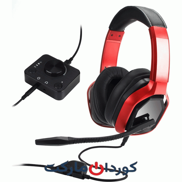 هدست بازی Amazon Basics Premium برای کامپیوتر و کنسول‌ها (ایکس‌باکس، PS4) به همراه میکسر رومیزی
