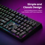 کیبورد (صفحه کلید) گیمینگ Gaming Keyboard PC326A