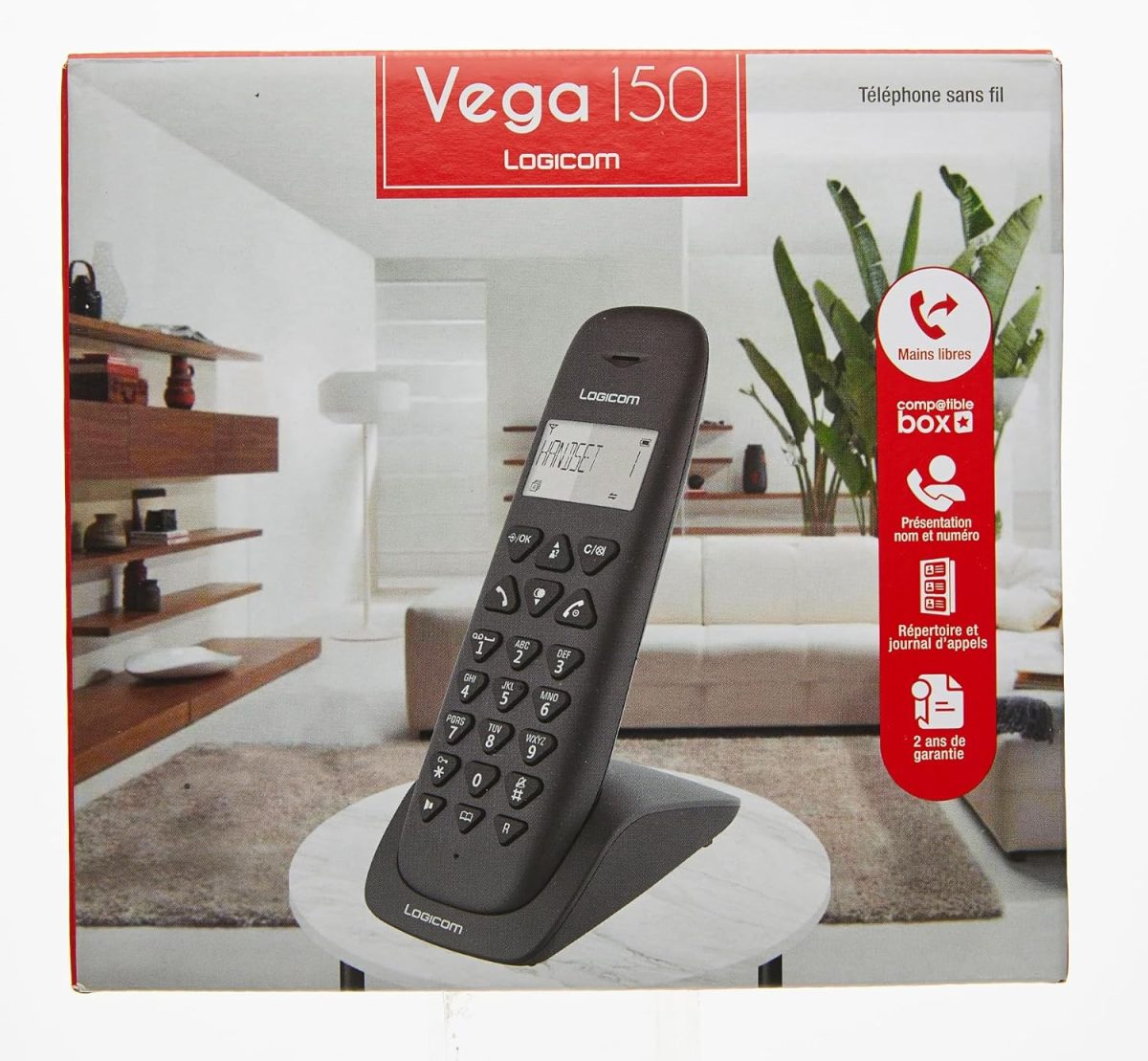 تلفن بی سیم LOGICOM Vega 150 Solo | مشکی