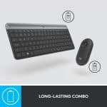 کیبورد و ماوس بی سیم لاجیتک logitech مدل MK470 SLIM