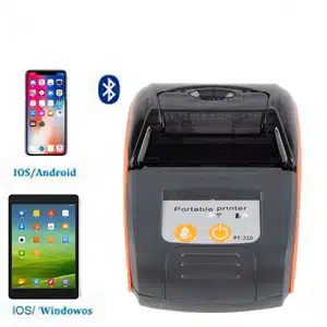 پرینتر لیبل زن و پرینتر حرارتی GOOJPRT Portable Printer مدل PT-210