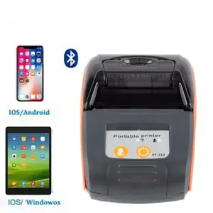 پرینتر لیبل زن و پرینتر حرارتی GOOJPRT Portable Printer مدل PT-210
