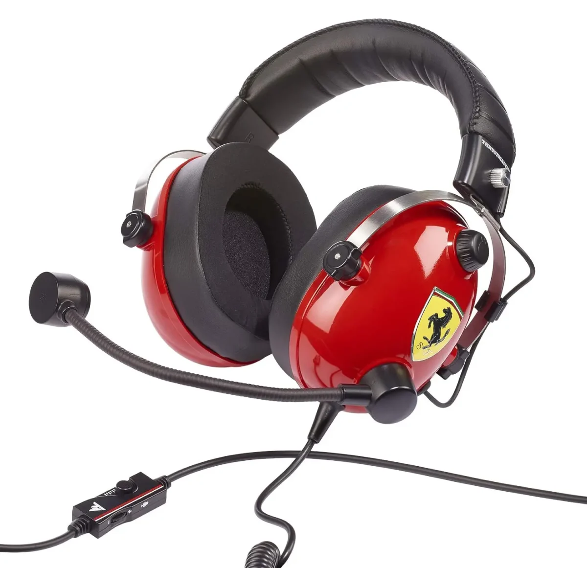 هدست (هدفون) گیمینگ Thrustmaster T-Racing مدل Scuderia Ferrari Edition