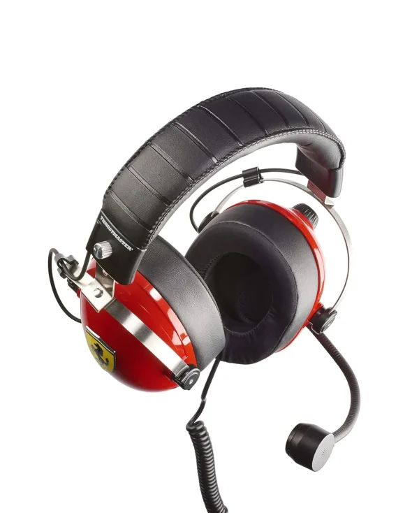 هدست (هدفون) گیمینگ Thrustmaster T-Racing مدل Scuderia Ferrari Edition