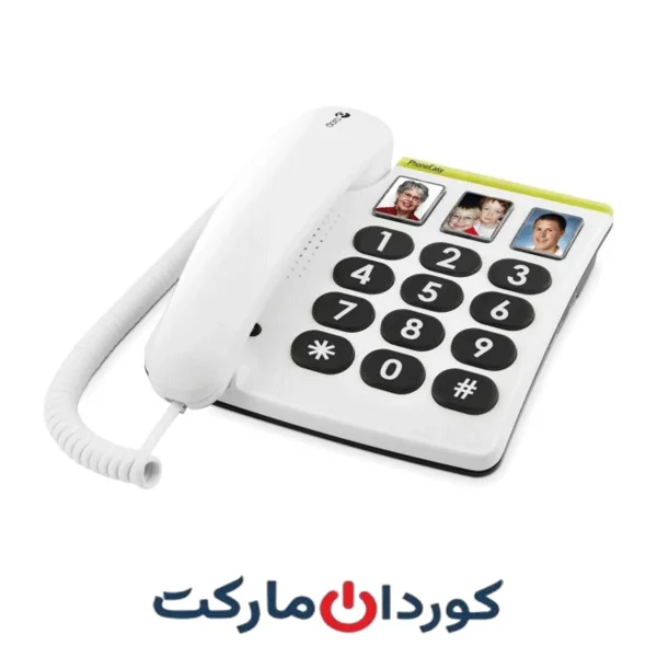 تلفن ثابت فون ایزی با دکمه بزرگ Doro PhoneEasy 331ph مناسب سالمندان